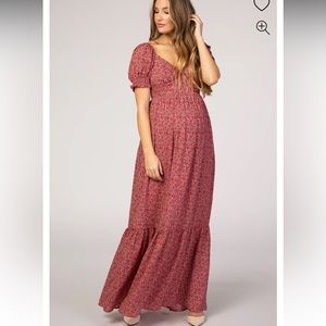 Pink Blush Floral Pink Dress